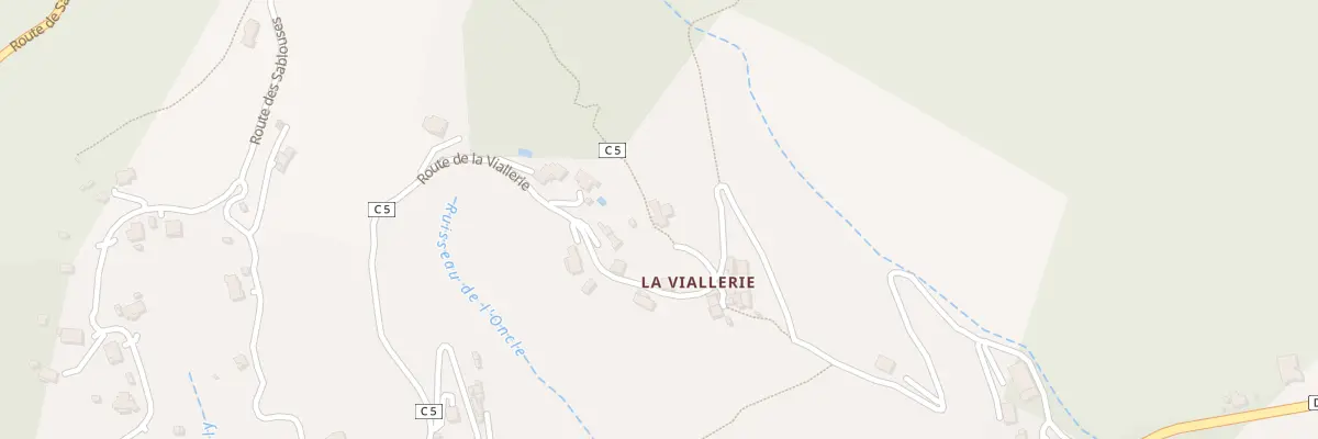 Plan du 700 Rte de la Viallerie aux Ollières-sur-Eyrieux