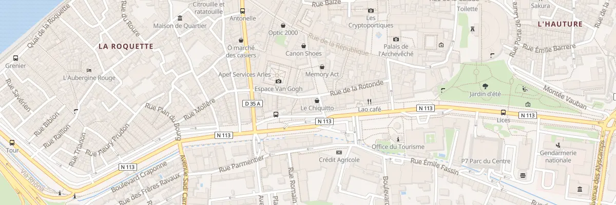 Plan du 5 Rue Molière à Arles