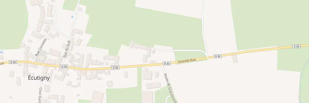 Plan du 2 Rue Grande Rue à Écutigny