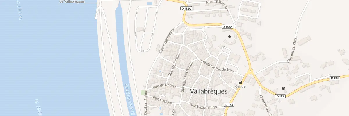 Plan du 15 Rue Nationale à Vallabrègues