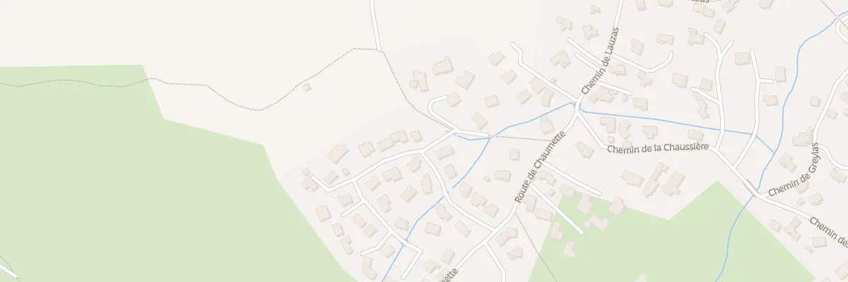 Plan du 168 Rte de Chaumette à Alissas