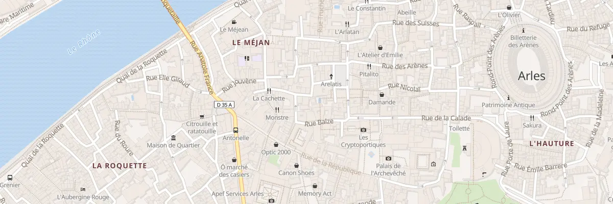 Plan du 9 Rue Barrême à Arles