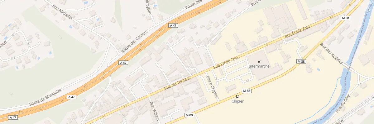 Plan du 13B Rue du Premier Mai à Rive-de-Gier
