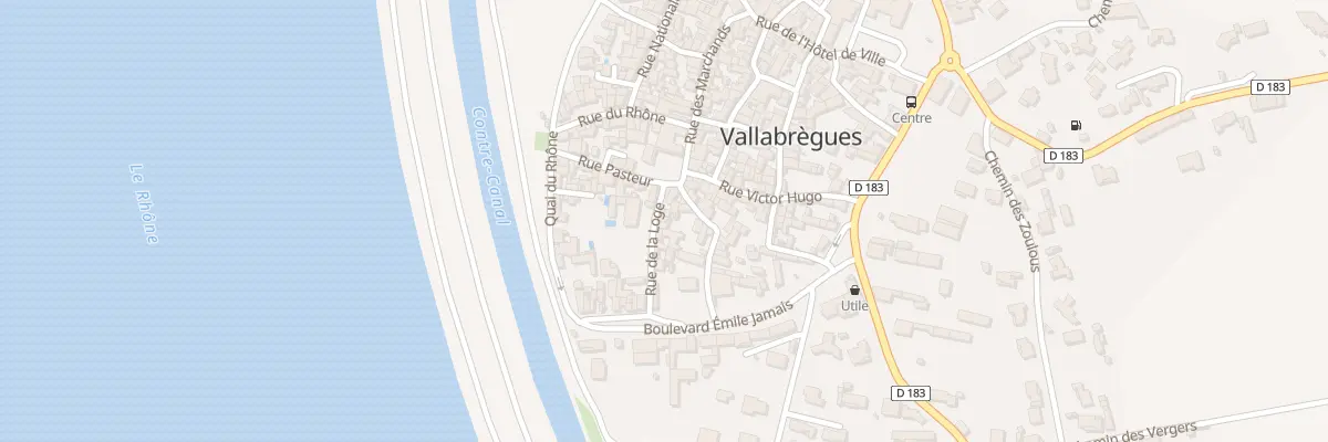 Plan du 7 Rue de la Loge à Vallabrègues
