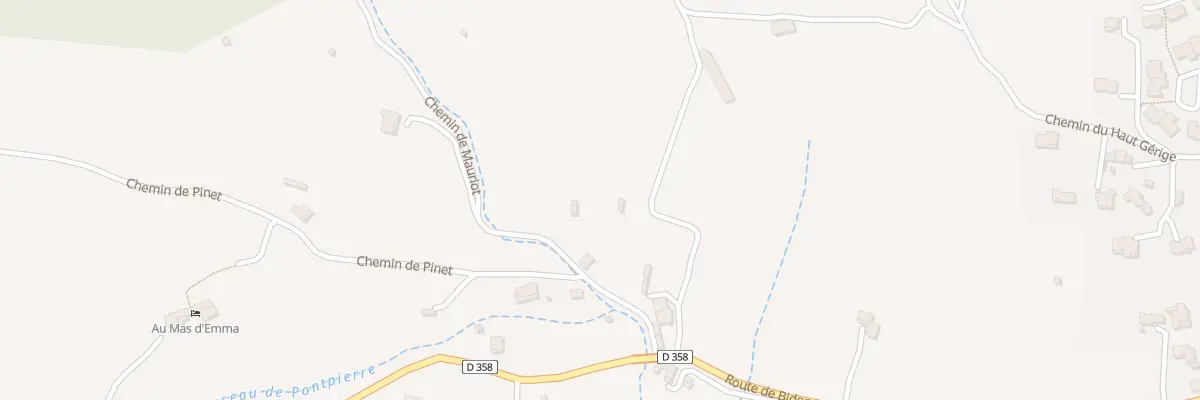 Plan du 9011 Che de Pinet à Bourg-Saint-Andéol