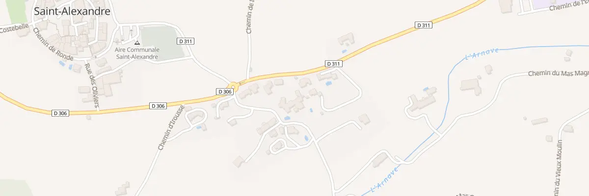 Plan du 2076 Rte de Carsan à Saint-Alexandre