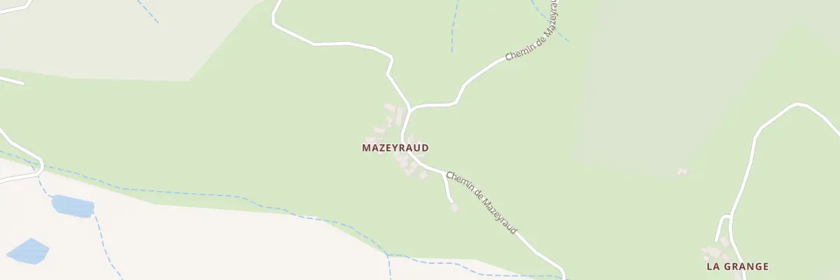 Plan du 6244 Village de Mazeyraud à Lamastre