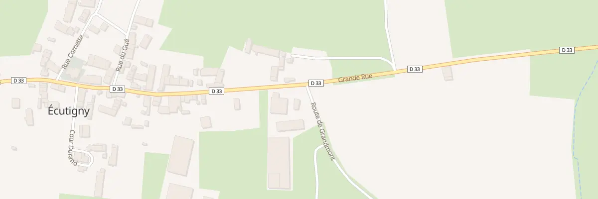 Plan du 3 Rue Grande Rue à Écutigny