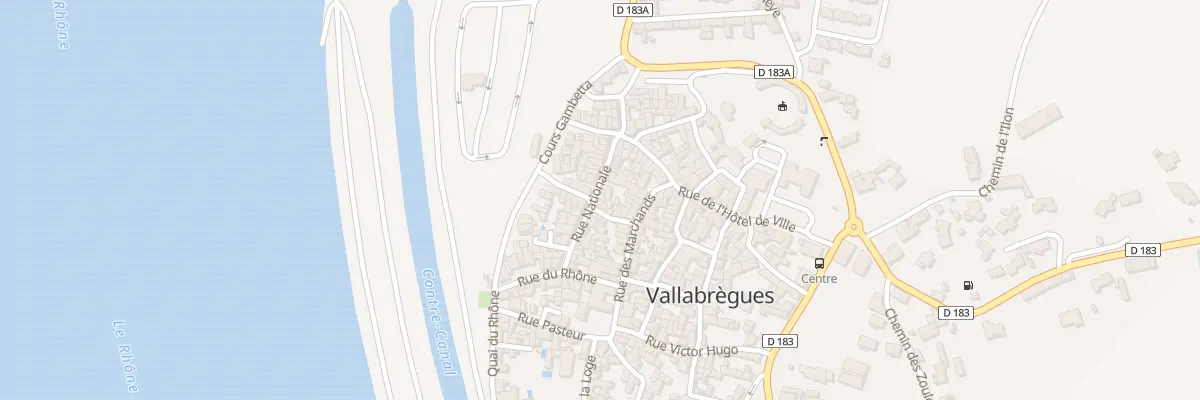 Plan du 38B Rue Nationale à Vallabrègues
