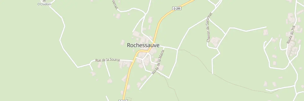 Plan du 5014 Le Village à Rochessauve