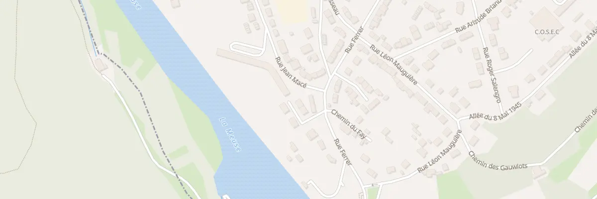 Plan du 906 Rue Ferrer à Revin