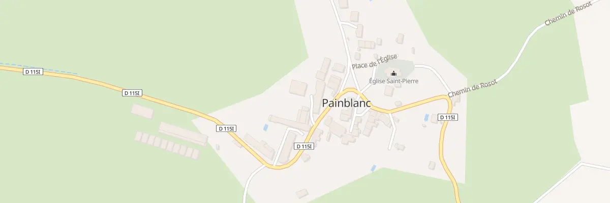 Plan du 8 Rte de la Prée à Painblanc