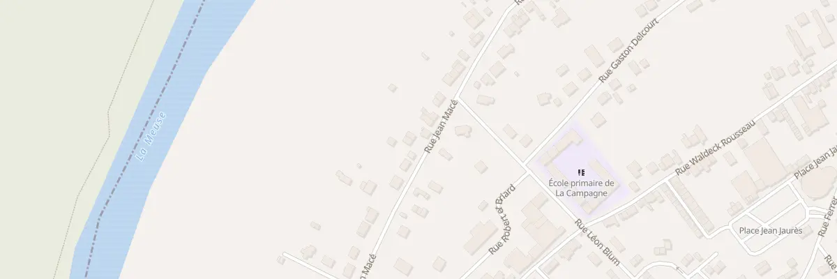 Plan du 812 Rue Jean Macé à Revin
