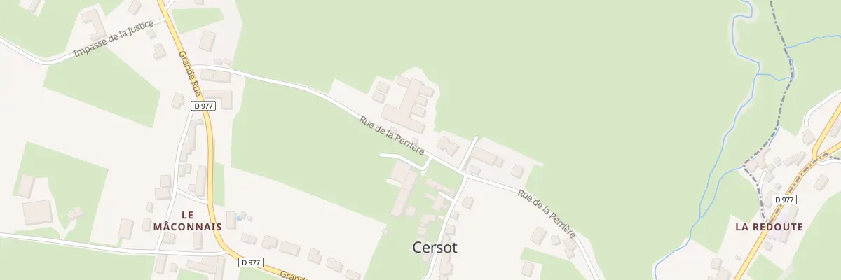 Plan du 5028 Cersot à Cersot