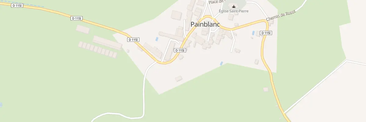 Plan du 5 Rte de la Prée à Painblanc