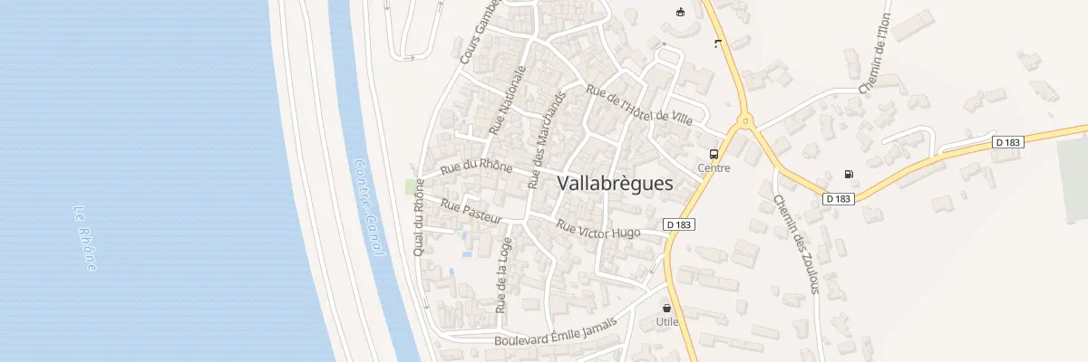 Plan du 25 Rue des Marchands à Vallabrègues