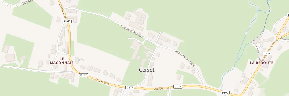 Plan du 5025 Cersot à Cersot