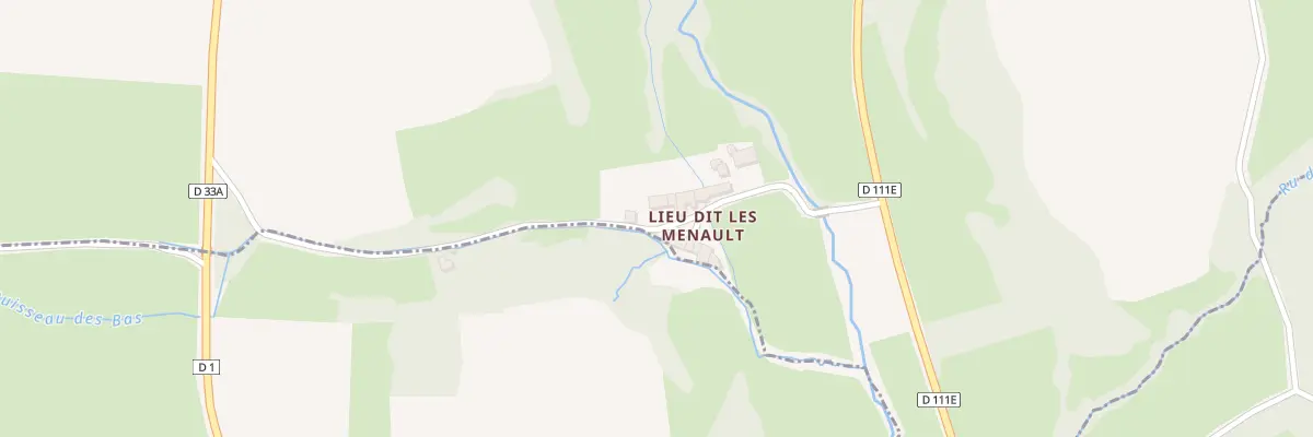 Plan du 9005 Les Menault à Nolay