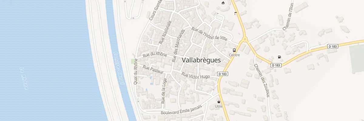 Plan du 22 Rue de la Chapelle à Vallabrègues