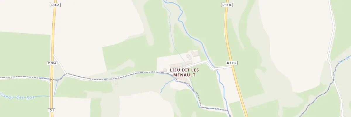 Plan du 9002 Les Menault à Nolay