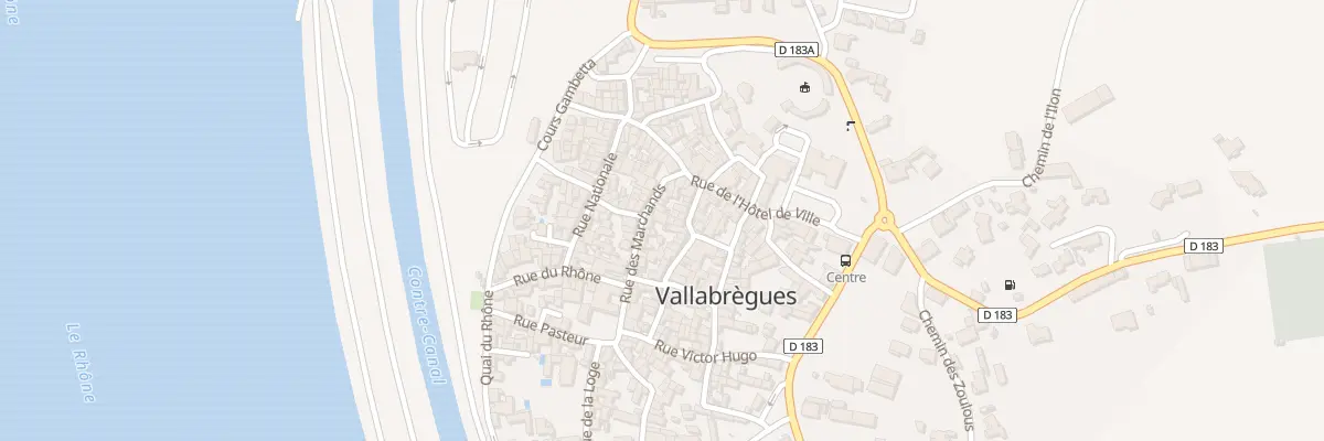 Plan du 13 Rue des Marchands à Vallabrègues