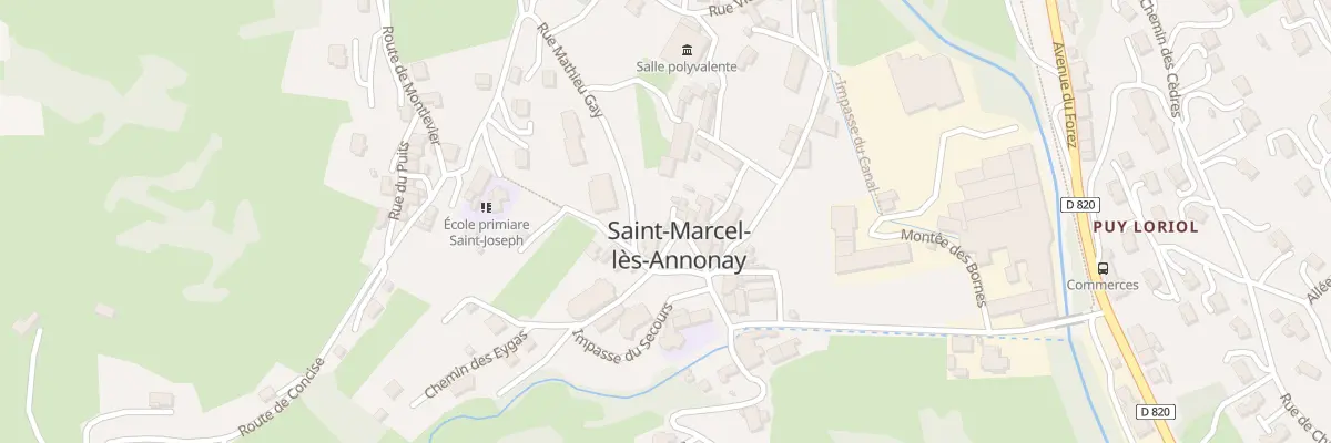 Plan du 5119 Le Village à Saint-Marcel-lès-Annonay