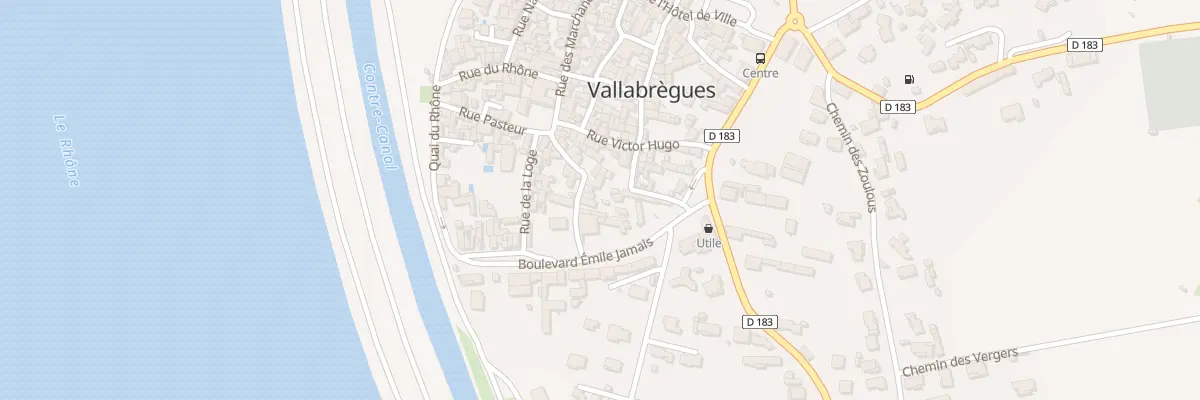 Plan du 20 Rue Corneille à Vallabrègues