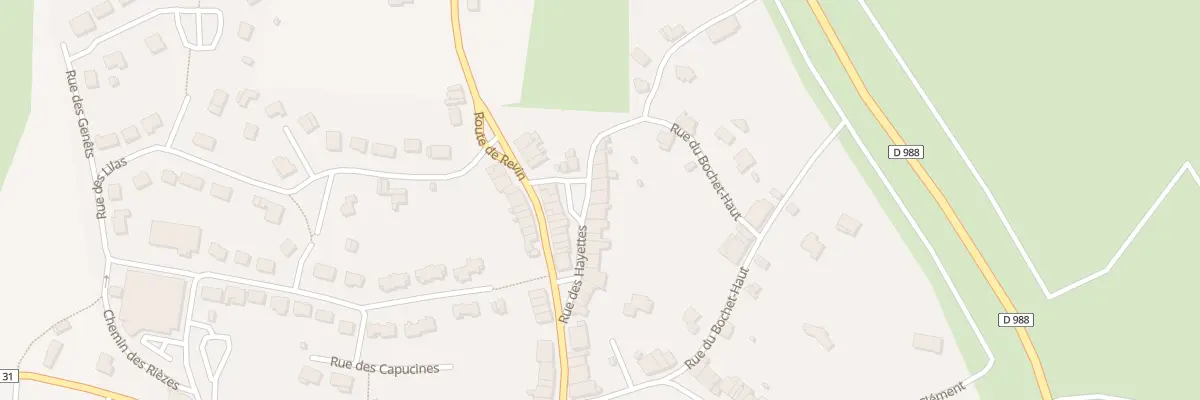 Plan du 20 Rue des Hayettes aux Mazures