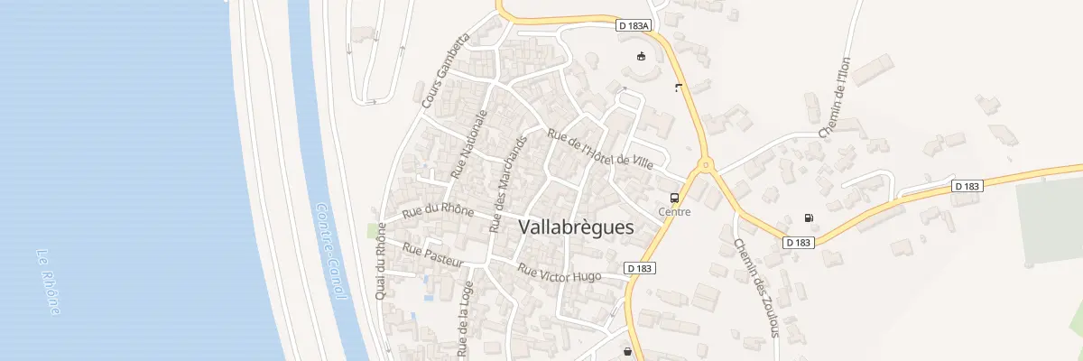 Plan du 14 Rue de la Chapelle à Vallabrègues