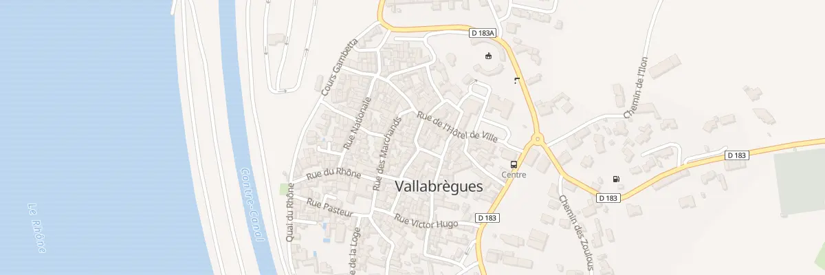 Plan du 8 Rue de la Chapelle à Vallabrègues