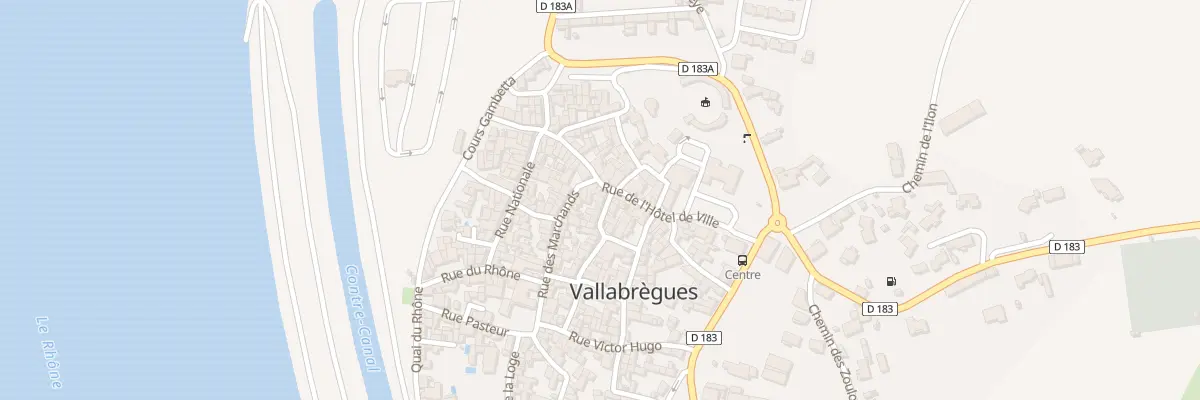 Plan du 4 Rue de la Chapelle à Vallabrègues