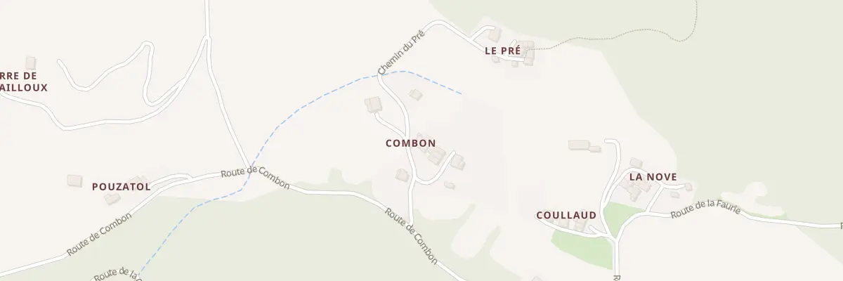 Plan du 5322 Combon à Silhac