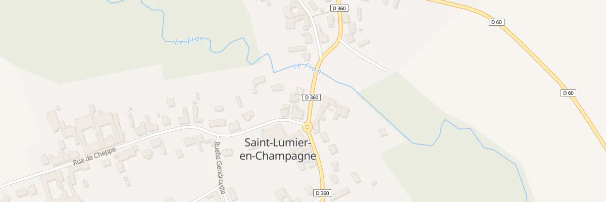 Plan du 1 Rue de Cheppes à Saint-Lumier-en-Champagne