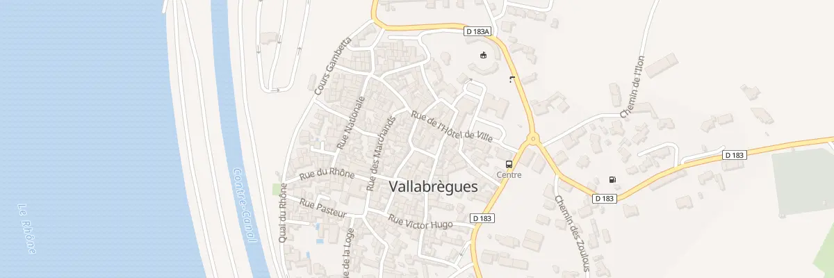 Plan du 7 Rue de la Chapelle à Vallabrègues