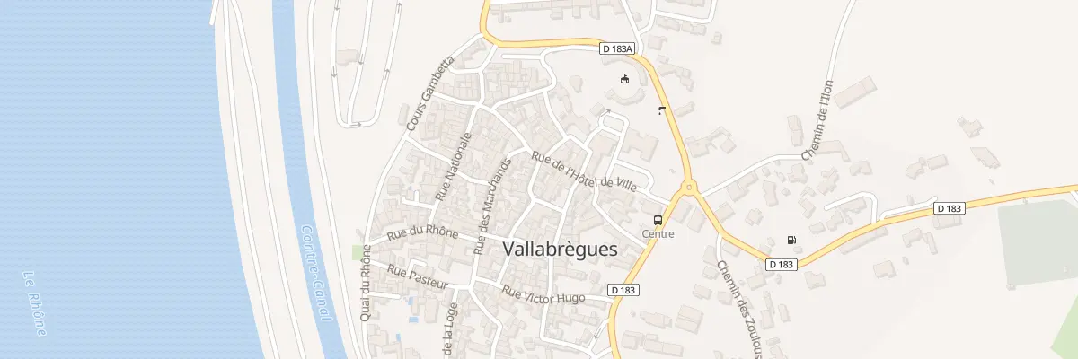 Plan du 5 Rue de la Chapelle à Vallabrègues