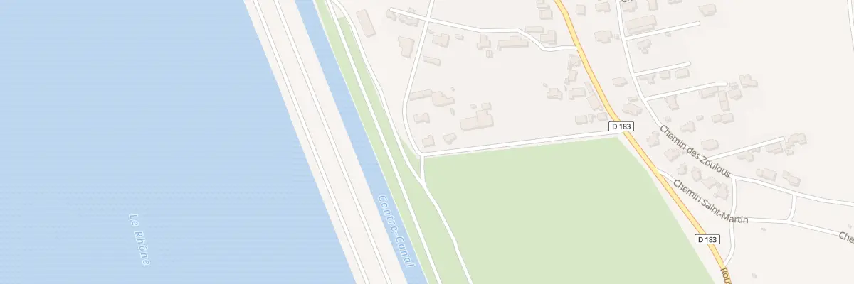 Plan du 5734 Che du Bac à Vallabrègues