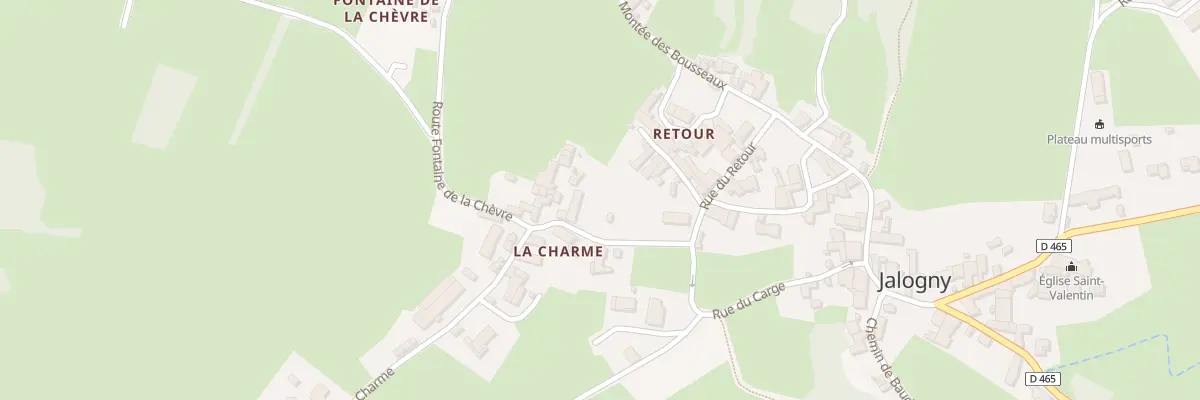 Plan du 6 Rue de la Charme à Jalogny