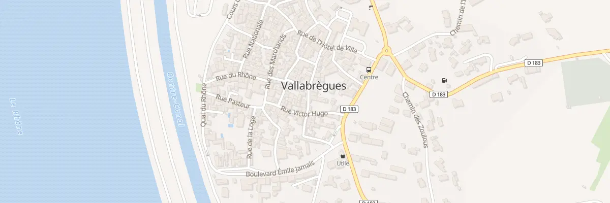 Plan du 14 Rue du Moulin d’Huile à Vallabrègues