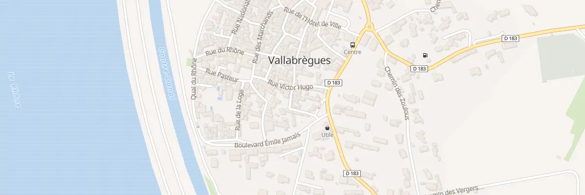 Plan du 29 Rue du Moulin d’Huile à Vallabrègues