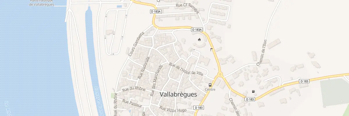 Plan du 6 Rue du Presbytère à Vallabrègues