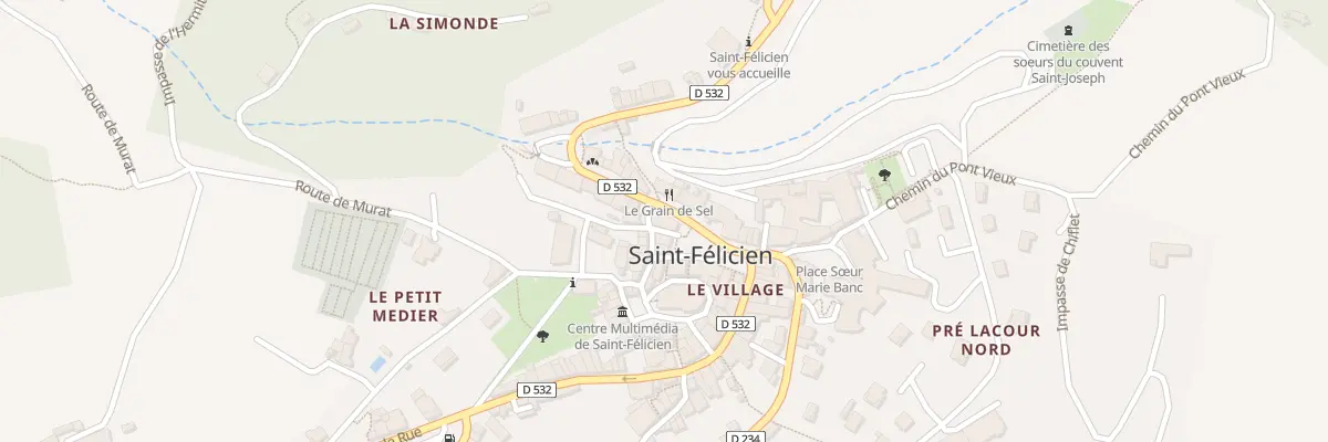 Plan du 10 Rue Tire Boeuf à Saint-Félicien