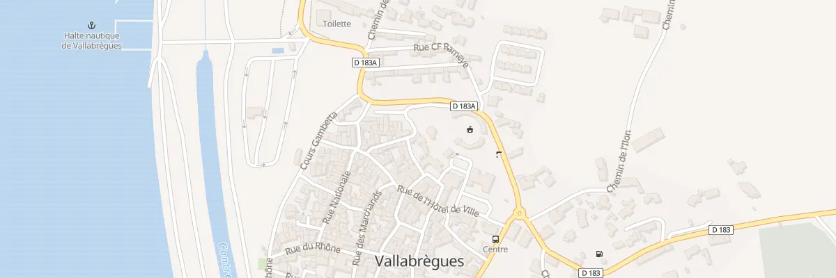 Plan du 6 Bd du Chateau à Vallabrègues
