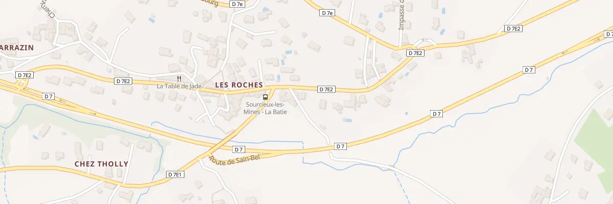 Plan du 21 Che de la Bâtie à Sourcieux-les-Mines