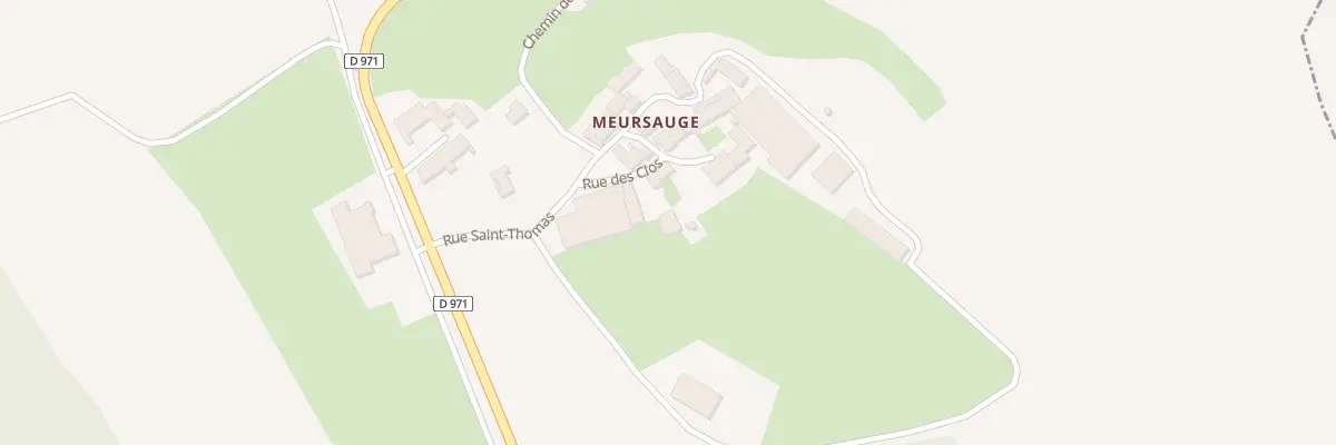 Plan du 1A Rue des Clos Meursauges à Ampilly-les-Bordes