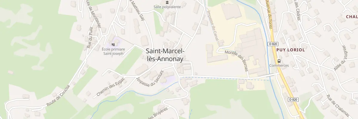 Plan du 8 Rue de Joannard à Saint-Marcel-lès-Annonay