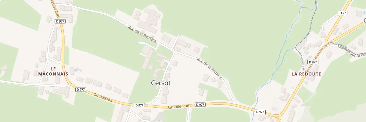 Plan du 5027 Le Bourg à Cersot