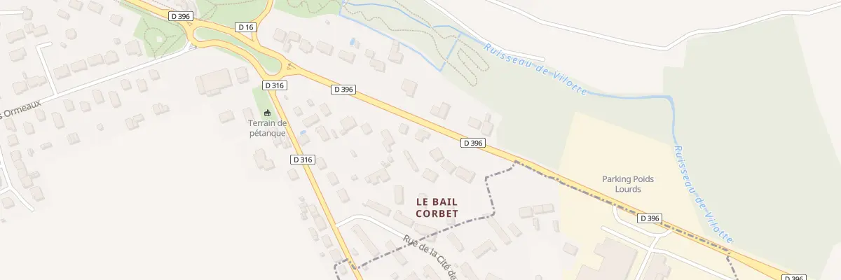 Plan du 33 Rue d’Alsace-lorraine à Marolles