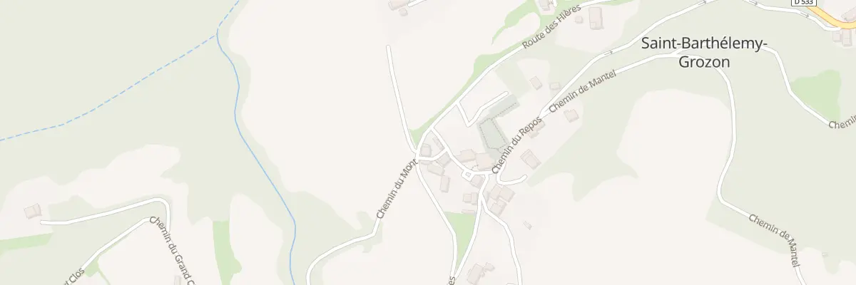 Plan du 5208 Le Village à Saint-Barthélemy-Grozon