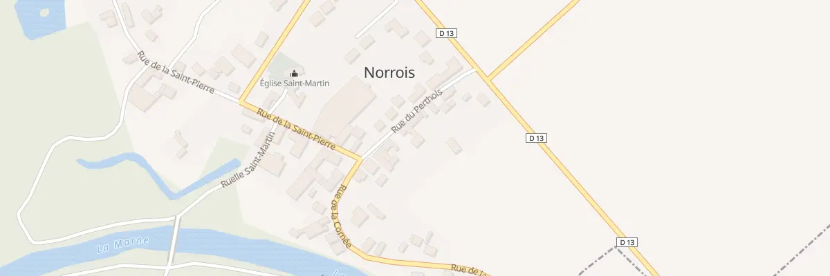 Plan du 7 Rue du Perthois à Norrois