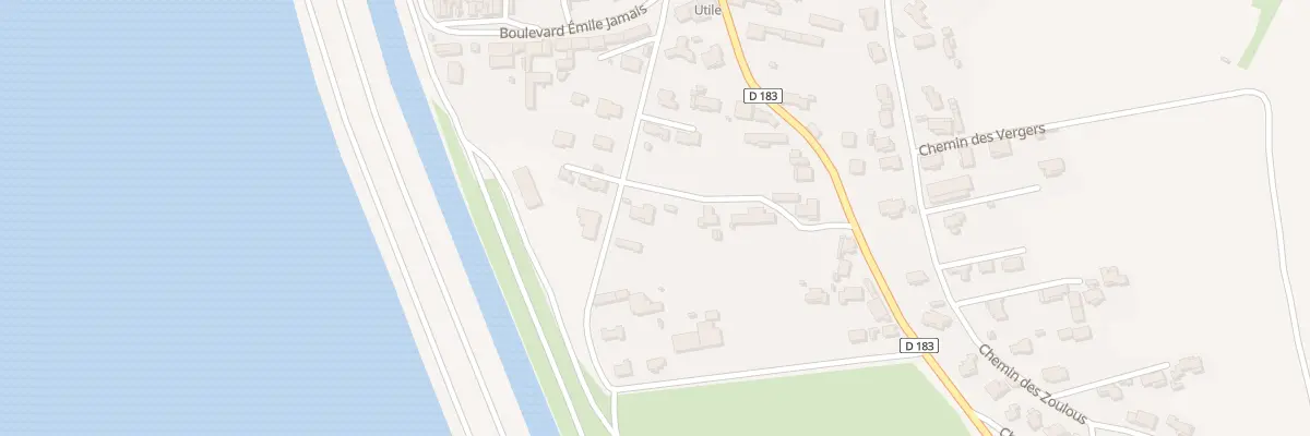 Plan du 160 Che du Jeu de Mail à Vallabrègues